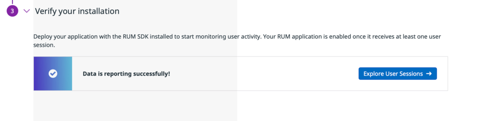 reporting successfully